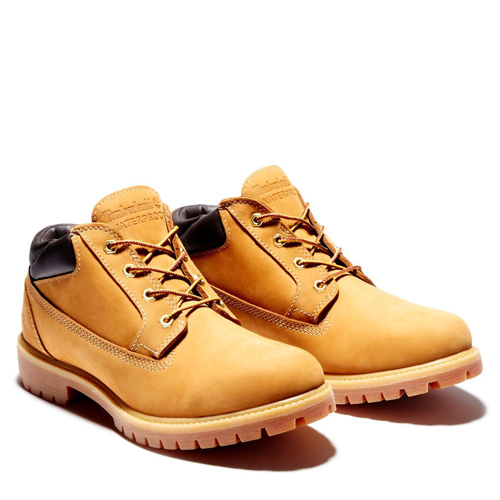 Timberland Μποτες Χιονιού Ανδρικα Καφε - Classic Oxford Waterproof - Greece 2597341-FN